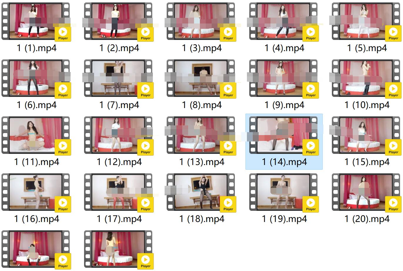 维拉小兮制服诱惑 | 私人订制大尺度热舞 22部精选合集