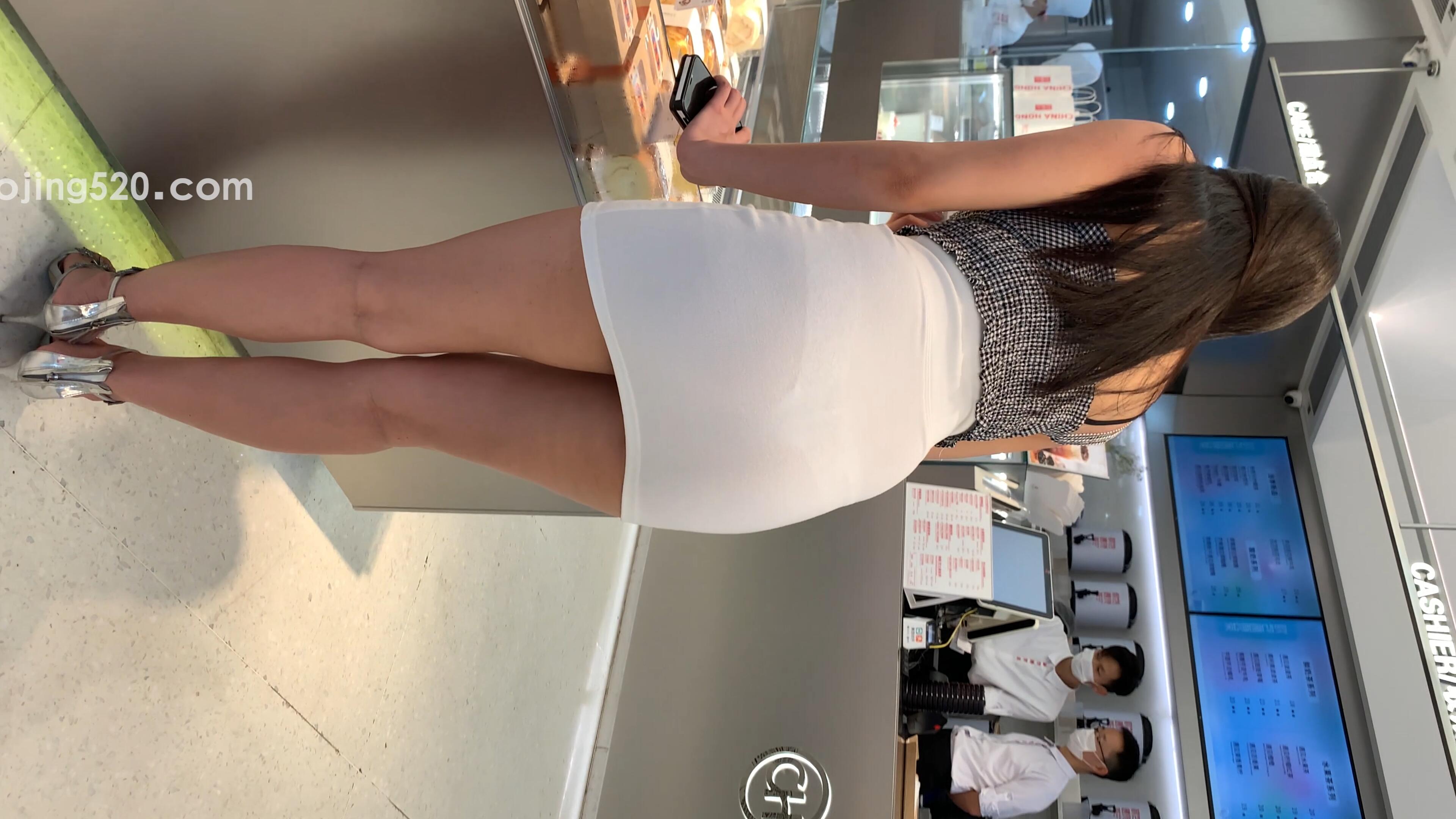 4K街拍 包臀裙