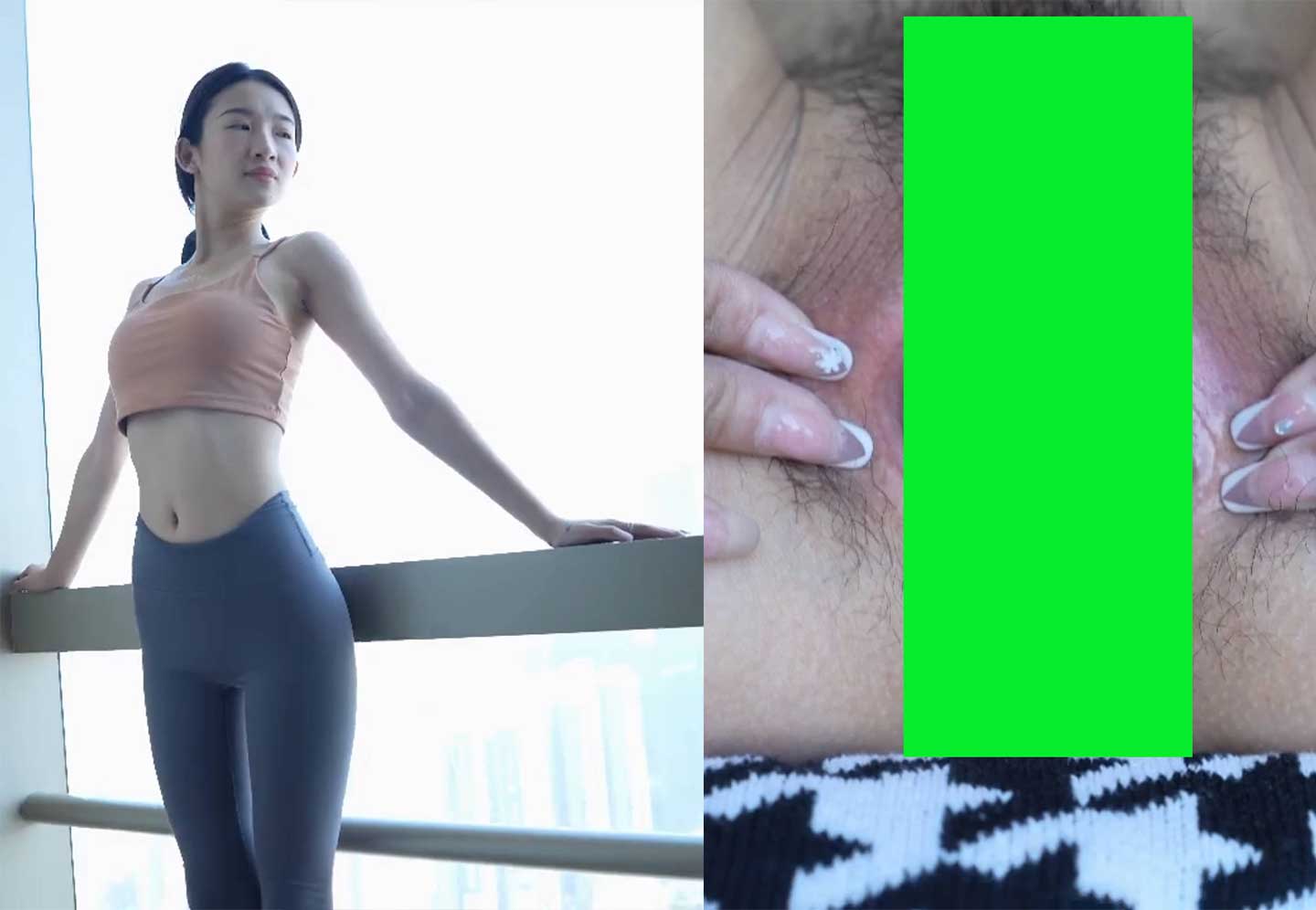 舞蹈生顶级大尺度瑜伽私拍