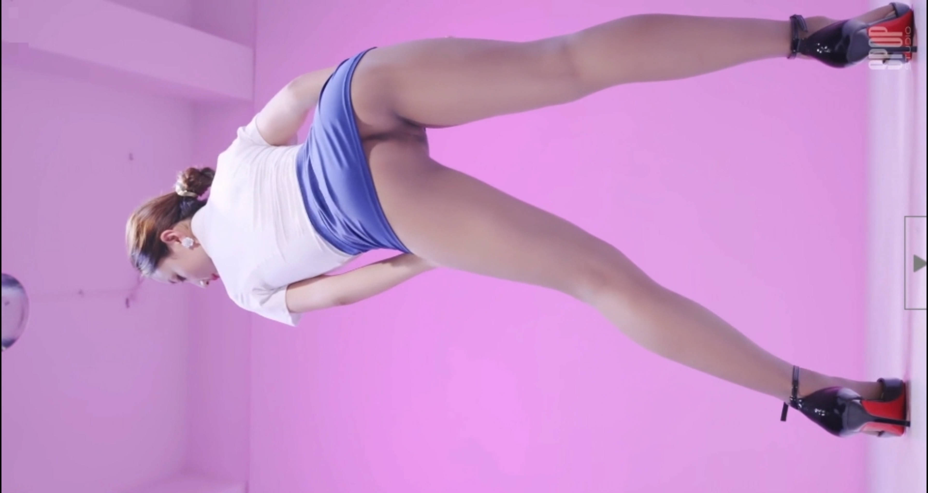 空姐制服 超薄黑丝无内 优雅舞蹈