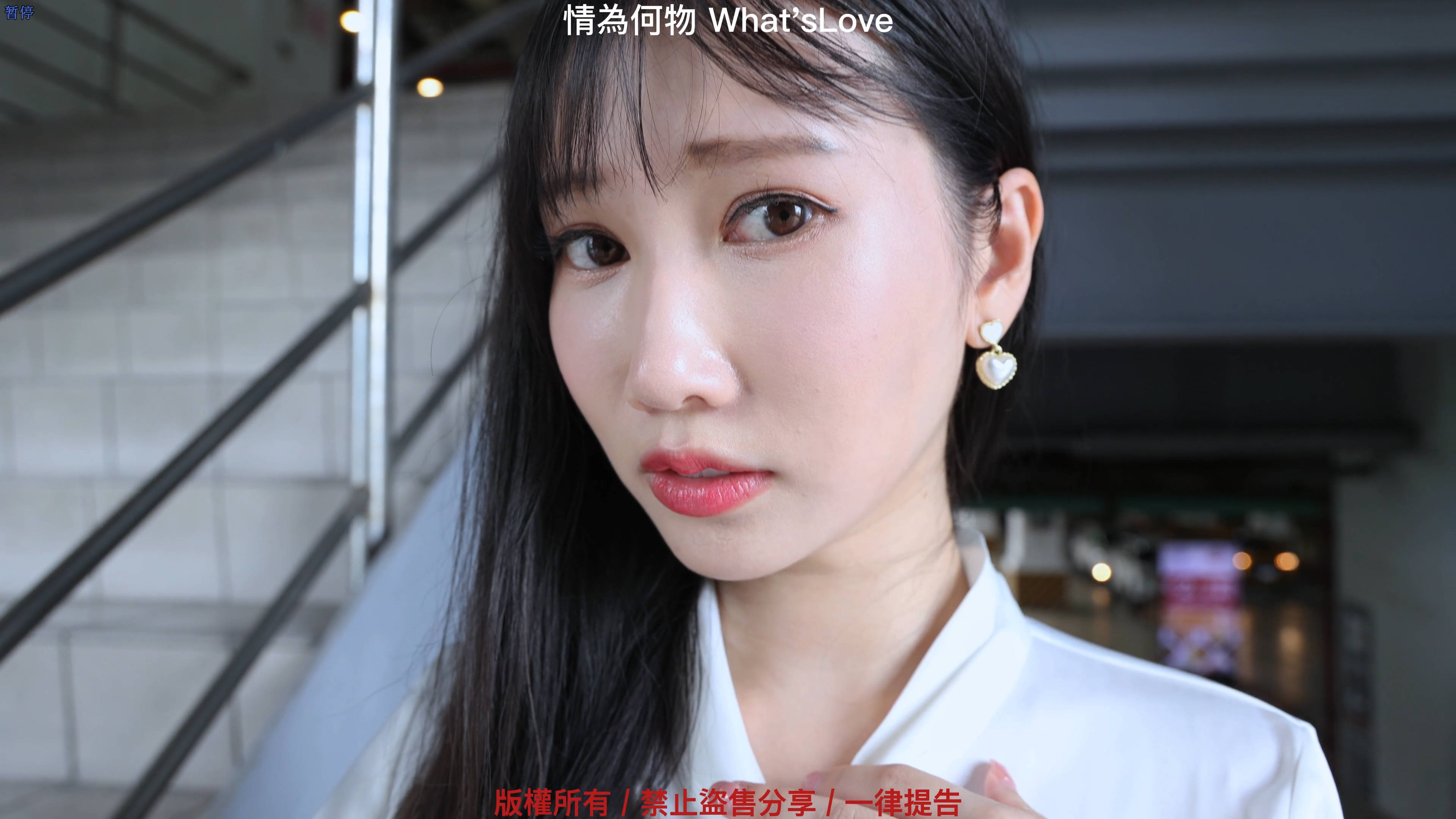 (4K)腿模 (又又) 粉色超短裙肤丝OL