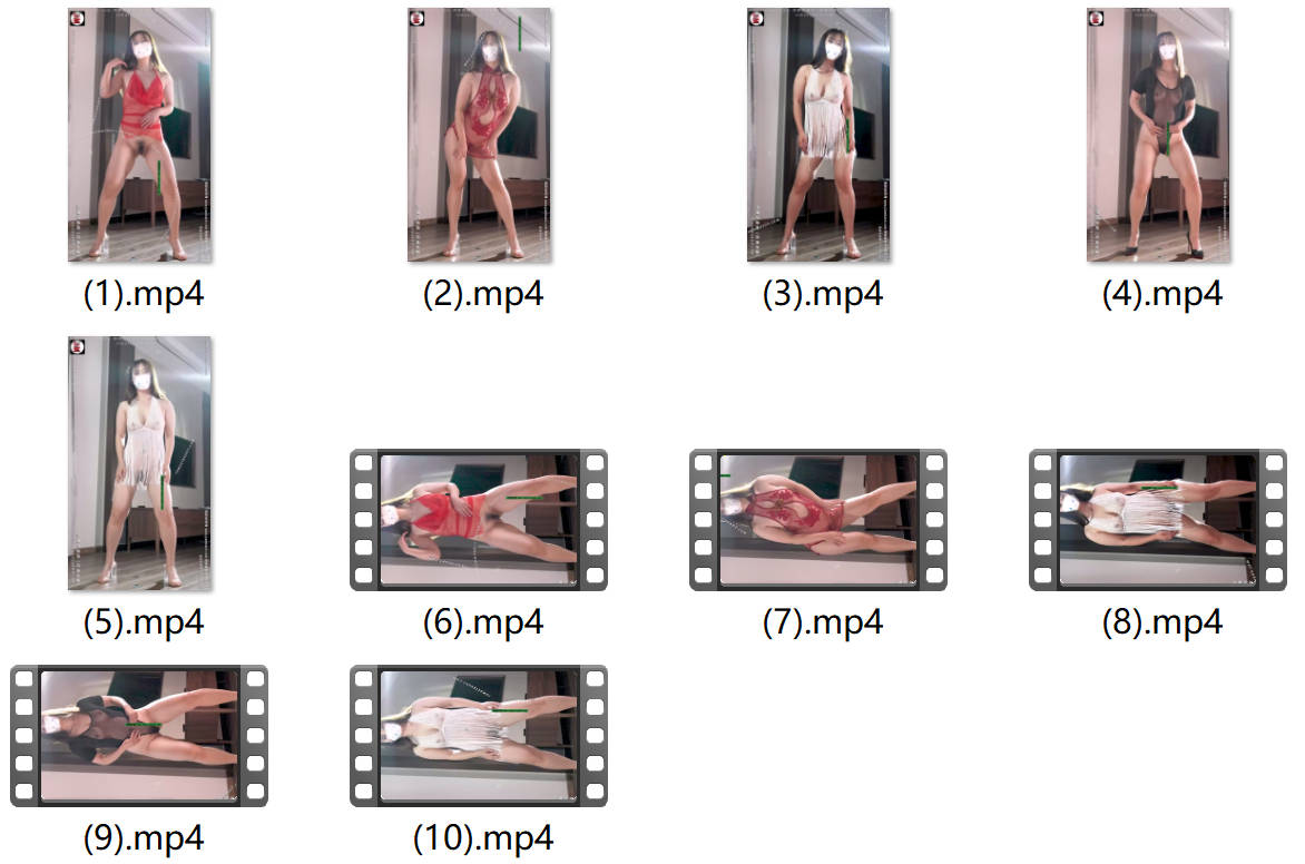 韵味红色蕾丝上衣 无内顶BB骚毛舞