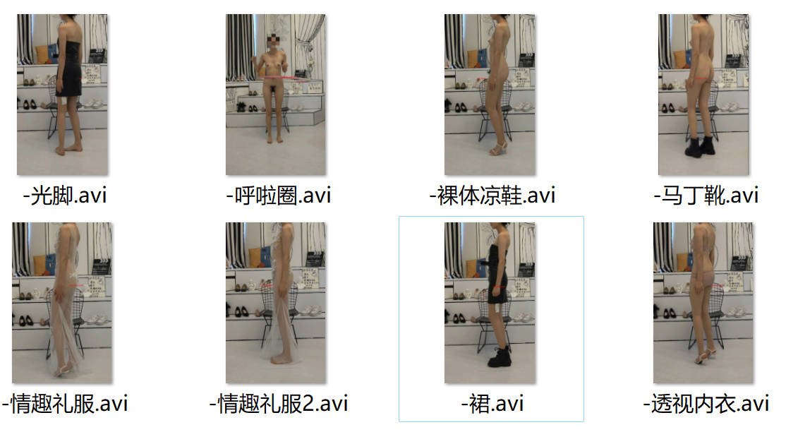 淘宝模特店主 呼啦圈透明礼服欣赏