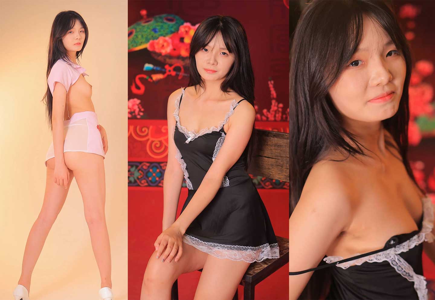 模特大尺度拍摄花絮 BB特写