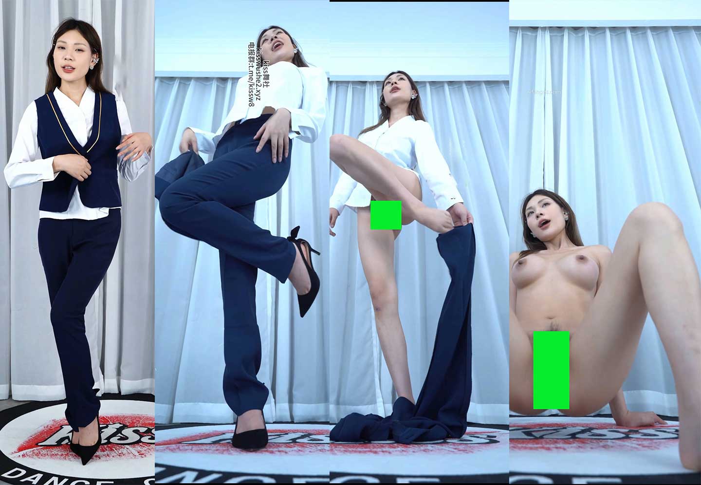 御姐职员职业装气质优雅脱衣舞全裸诱惑