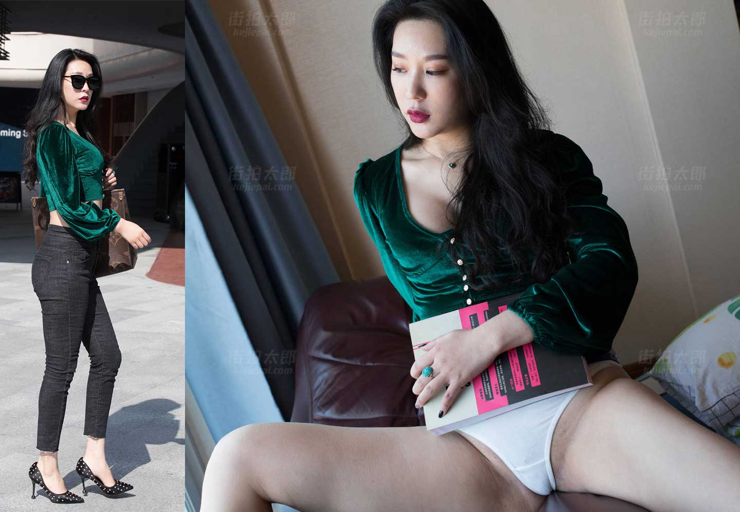 [劲爆街拍]高贵气质御姐！照片280p+视频3分41秒